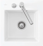 Villeroy & Boch 67812FR1 Subway 45 XS flat Wei&szlig; Alpin Keramiksp&uuml;le Excenter