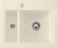 Villeroy & Boch 67802FKR Subway 60 XM flat Crema Keramiksp&uuml;le...