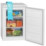 Bomann GS 2186.1 Gefrierschrank wei&szlig; 85L stufenlose Temperaturregelung EEK:E