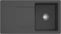 Villeroy & Boch 333501i4 Siluet 50 Graphite Keramiksp&uuml;le Handbet&auml;tigung