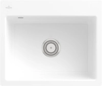 Villeroy & Boch 33091FR1 Subway 60 S flat Wei&szlig; Alpin Keramiksp&uuml;le Handbet&auml;tigung