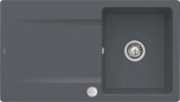 Villeroy & Boch 333502i4 Siluet 50 Graphite Keramiksp&uuml;le Excenterbet&auml;tigung