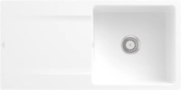Villeroy & Boch 33361FRW Siluet 60 flat Stone White Keramiksp&uuml;le Handbet&auml;tigung