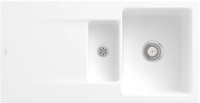 Villeroy & Boch 333701RW Siluet 60 R Stone White Keramiksp&uuml;le Handbet&auml;tigung