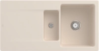 Villeroy & Boch 333701FU Siluet 60 R Ivory Keramiksp&uuml;le Handbet&auml;tigung...