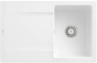 Villeroy & Boch 333401R1 Siluet 45 Wei&szlig; Alpin Keramiksp&uuml;le Handbet&auml;tigung