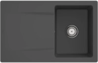 Villeroy & Boch 333402i4 Siluet 45 Graphite Keramiksp&uuml;le Excenterbet&auml;tigung