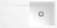 Villeroy & Boch 33361FKG Siluet 60 flat Snow White Keramiksp&uuml;le Handbet&auml;tigung