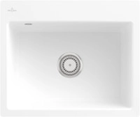 Villeroy & Boch 33091FRW Subway 60 S flat Stone White Keramiksp&uuml;le Handbet&auml;tigung