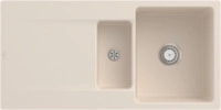 Villeroy & Boch 33371FFU Siluet 60 R flat Ivory Keramiksp&uuml;le Handbet&auml;tigung