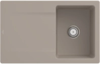 Villeroy & Boch 333401AM Siluet 45 Almond Keramiksp&uuml;le Handbet&auml;tigung Einbausp&uuml;le