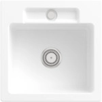 Villeroy & Boch 334501R1 Siluet 50 S Wei&szlig; Alpin Keramiksp&uuml;le Handbet&auml;tigung