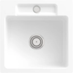 Villeroy & Boch 33451FKG Siluet 50 S flat Snow White Keramiksp&uuml;le...