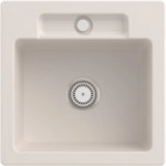 Villeroy & Boch 334501KR Siluet 50 S Crema Keramiksp&uuml;le Handbet&auml;tigung...