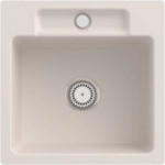 Villeroy & Boch 33451FKR Siluet 50 S flat Crema Keramiksp&uuml;le Handbet&auml;tigung