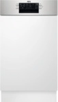 AEG FEE73407ZM Geschirrsp&uuml;ler integrierbar 45 cm LED-Display Edelstahl
