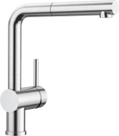 Blanco 526242 LINUS-S PVD steel HD-Armatur mit ausziebarer Schlauchbrause