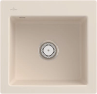 Villeroy & Boch 33151FFU Subway 50 S flat Ivory Keramiksp&uuml;le Handbet&auml;tigung