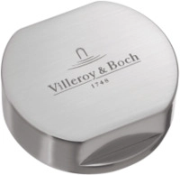 Villeroy & Boch 940526L7 Abdeckkappe f&uuml;r Einzeldrehgriff geb&uuml;rstet, edelstahl