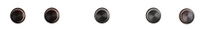 Berbel 1100056 Kochfeldknebel 5-tlg schwarz