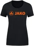JAKO T-Shirt Promo (schwarz meliert/neonorange / Gr&ouml;&szlig;e M / Unisex)