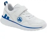 JAKO Sneaker Performance Junior (wei&szlig;/royal / Gr&ouml;&szlig;e 28 / Schuhe europ&auml;isch)