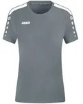 JAKO T-Shirt Power (steingrau / Gr&ouml;&szlig;e 34 / Damen)