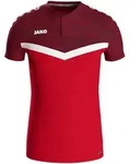 JAKO Polo Iconic (rot/weinrot / Gr&ouml;&szlig;e L / Unisex)