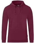 JAKO Kapuzensweat Organic (maroon / Gr&ouml;&szlig;e 116 / Kinder)