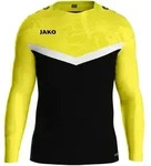 JAKO Sweat Iconic (schwarz/soft yellow / Gr&ouml;&szlig;e 116 / Kinder)