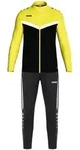 JAKO Polyesteranzug Iconic (schwarz/soft yellow / Gr&ouml;&szlig;e 116 / Kinder)