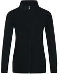 JAKO Sweatjacke Doubletex (schwarz / Gr&ouml;&szlig;e 40 / Damen)