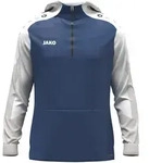 JAKO Zip Hoodie Dynamic (nachtblau/wei&szlig;/hellgrau / Gr&ouml;&szlig;e 140 / Kinder)