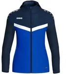 JAKO Kapuzenjacke Iconic (royal/marine / Gr&ouml;&szlig;e 34 / Damen)