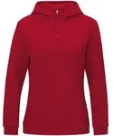 JAKO Zip Hoodie Pro Casual (chili rot / Gr&ouml;&szlig;e 36 / Damen)