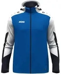 JAKO Kapuzenjacke Dynamic (royal/wei&szlig;/marine / Gr&ouml;&szlig;e 116 / Kinder)