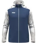 JAKO Kapuzenjacke Dynamic (nachtblau/wei&szlig;/hellgrau / Gr&ouml;&szlig;e 116 / Kinder)