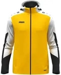 JAKO Kapuzenjacke Dynamic (gelb/wei&szlig;/schwarz / Gr&ouml;&szlig;e 116 / Kinder)