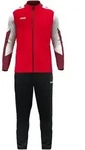 JAKO Polyesteranzug Dynamic (rot/wei&szlig;/dunkelrot / Gr&ouml;&szlig;e 116 / Kinder)
