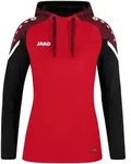 JAKO Kapuzensweat Performance (rot/schwarz / Gr&ouml;&szlig;e L / Unisex)