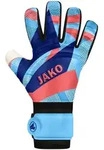 JAKO Torwart-Handschuh River Supersoft NC (skyblue/coral/navy / Gr&ouml;&szlig;e 7 /