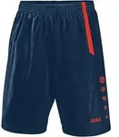 JAKO Sporthose Turin ohne Innenslip (Rot / Gr&ouml;&szlig;e 128 / Kinder)