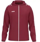 JAKO Kapuzenjacke Light One (bordeaux / Gr&ouml;&szlig;e 164 / Kinder)