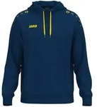 JAKO Kapuzensweat One Cotton (navy/citro / Gr&ouml;&szlig;e 116 / Kinder)