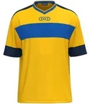 JAKO Trikot Club 92 kurzarm (gelb/royal/navy / Gr&ouml;&szlig;e S / Unisex)
