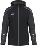 JAKO Kapuzenjacke Sonic (schwarz/anthrazit / Gr&ouml;&szlig;e 128 / Kinder)