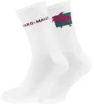 JAKO Malle Sportsocken lang 2er Pack (fuchsia/t&uuml;rkis / Gr&ouml;&szlig;e 39-42 / Sonstige