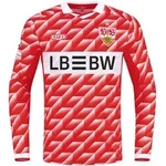 JAKO VfB Trikot Away International Langarm (rot/wei&szlig; / Gr&ouml;&szlig;e S / Unisex)