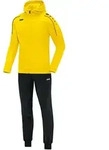 JAKO Trainingsanzug Polyester Classico mit Kapuze (Gelb / Gr&ouml;&szlig;e 46 / Damen)