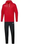 JAKO Jogginganzug Base mit Kapuze (Rot / Gr&ouml;&szlig;e L / Unisex)